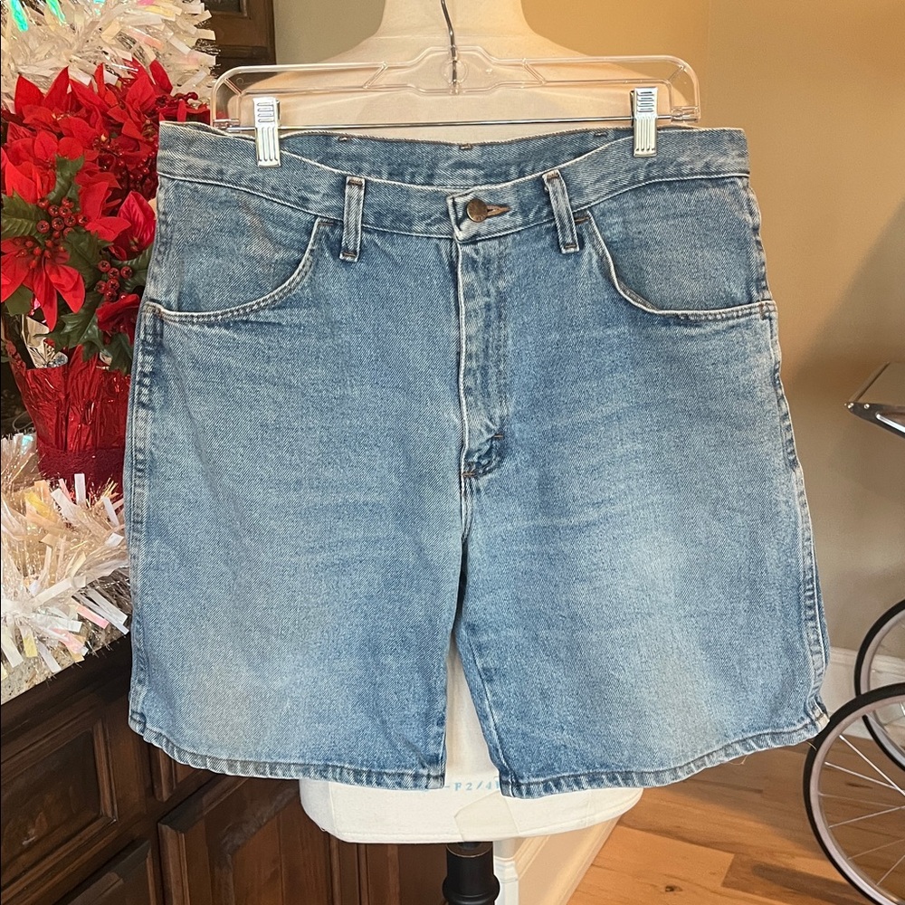Rustler Vintage Jean Shorts Mens 34 Denim